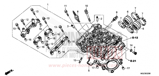 CULASSE CBR500RAD de 2013